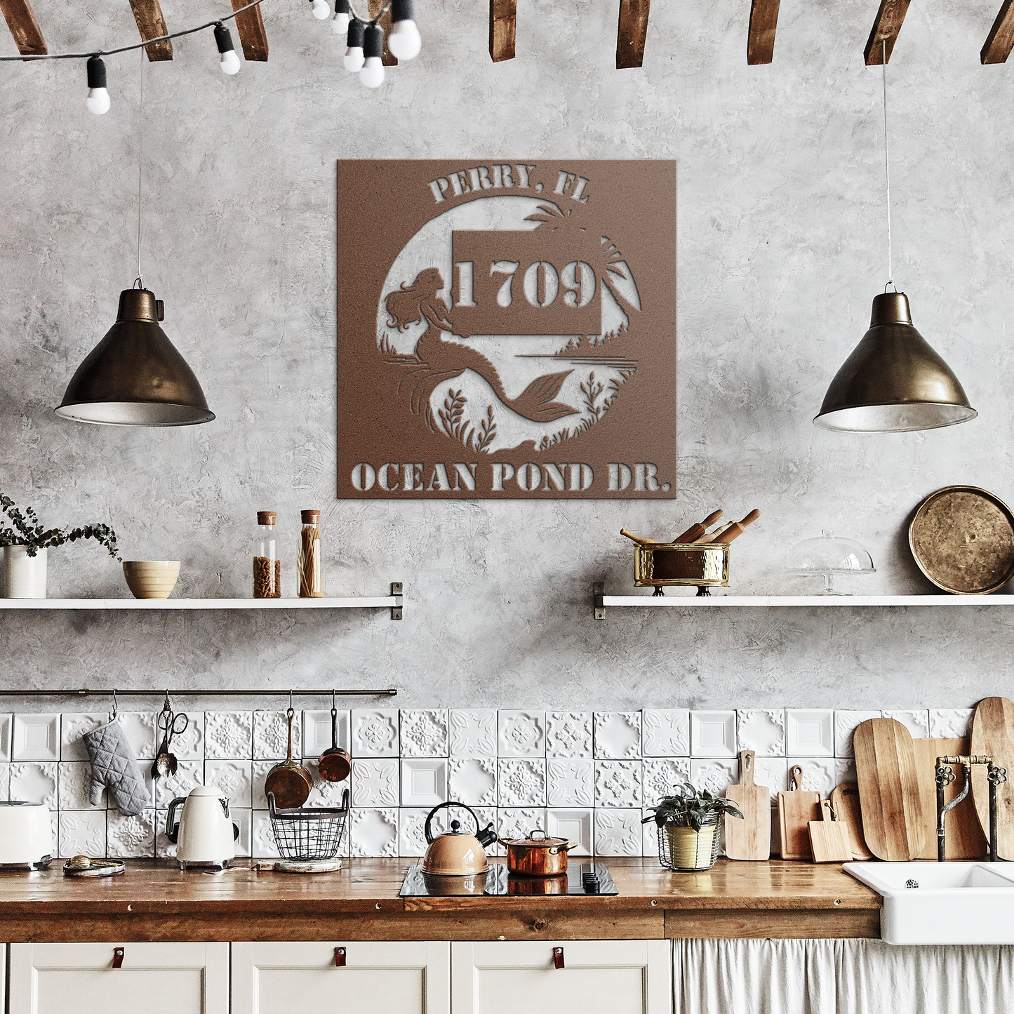 BARB_MCGREALS_COPPER_MERMAID_SIGN_Copper_Rustic_Kitchen_Mockup.png