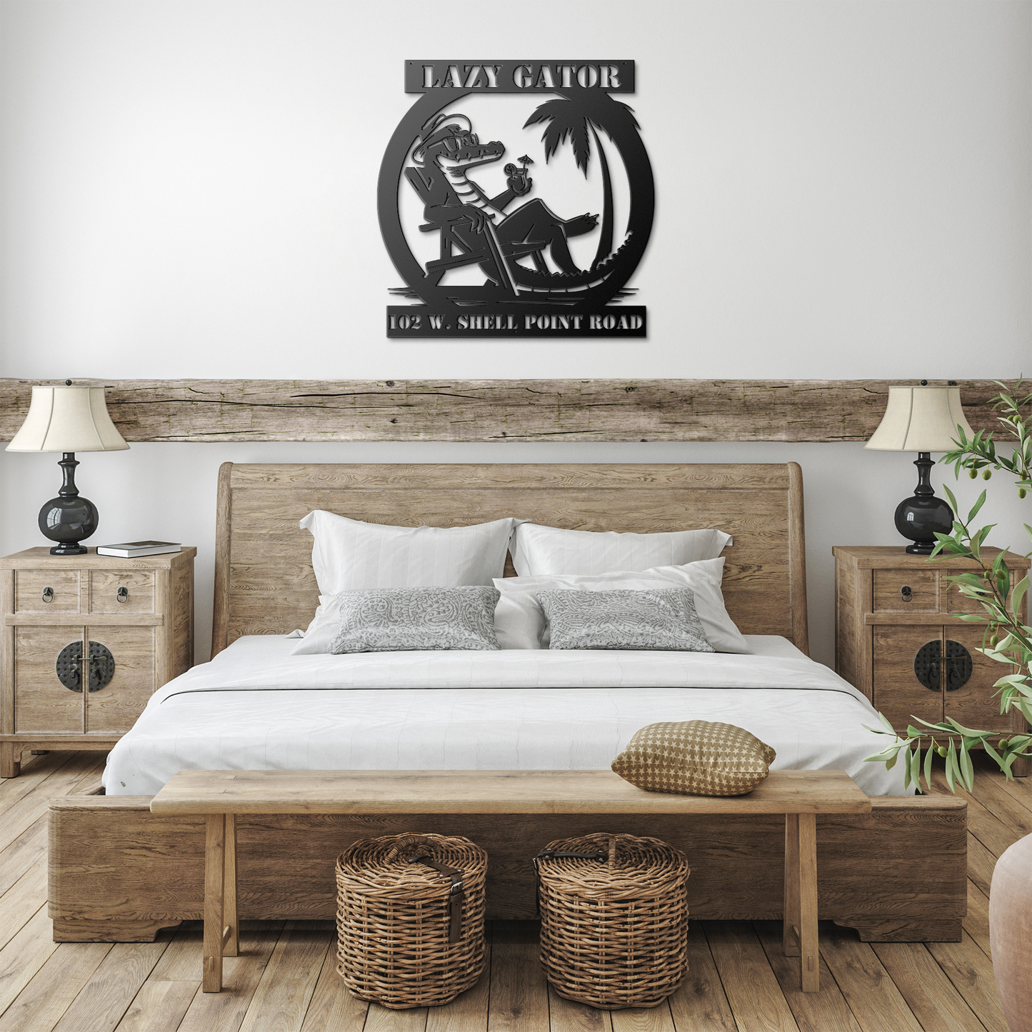 CUSTOM_Lazy_Gator_Address_Sign_Black_Farmhouse_Bedroom_Mockup.png