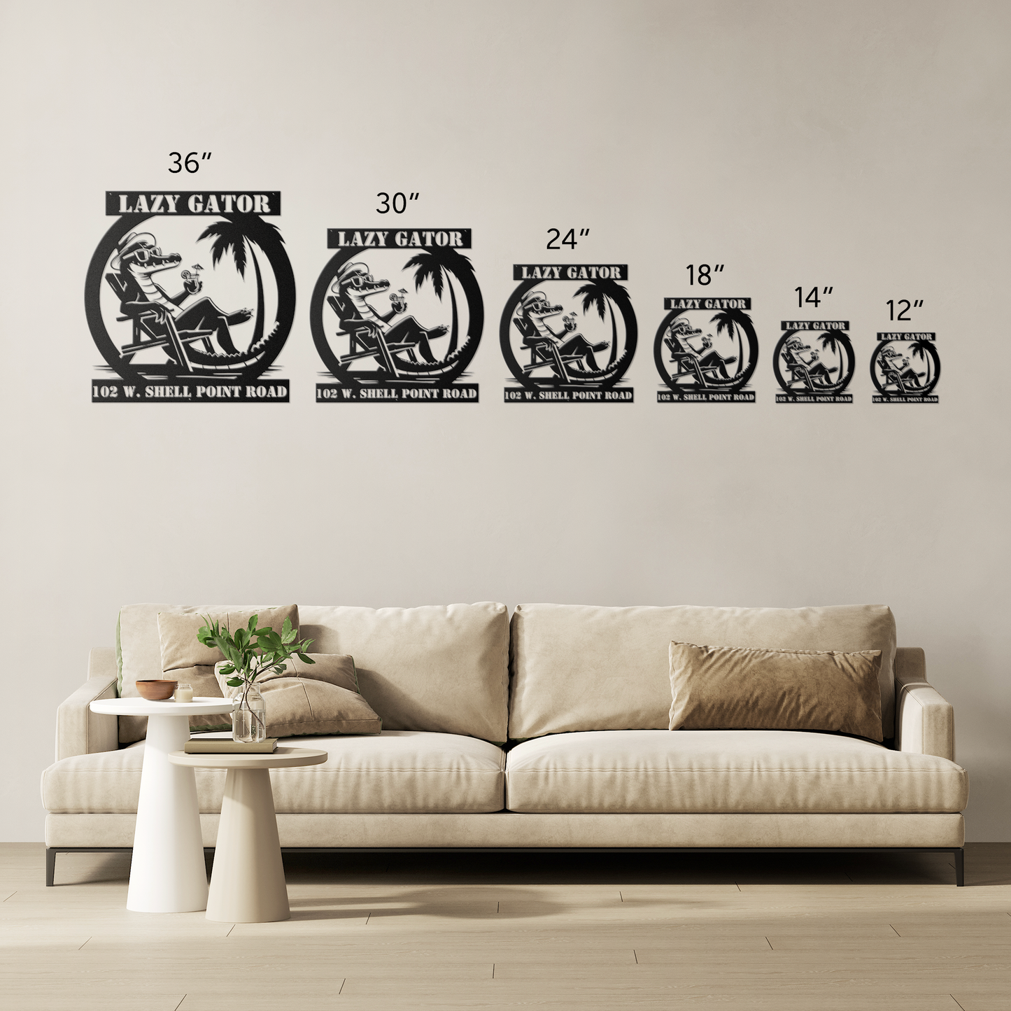 CUSTOM_Lazy_Gator_Address_Sign_Size_Options_Mockup.png