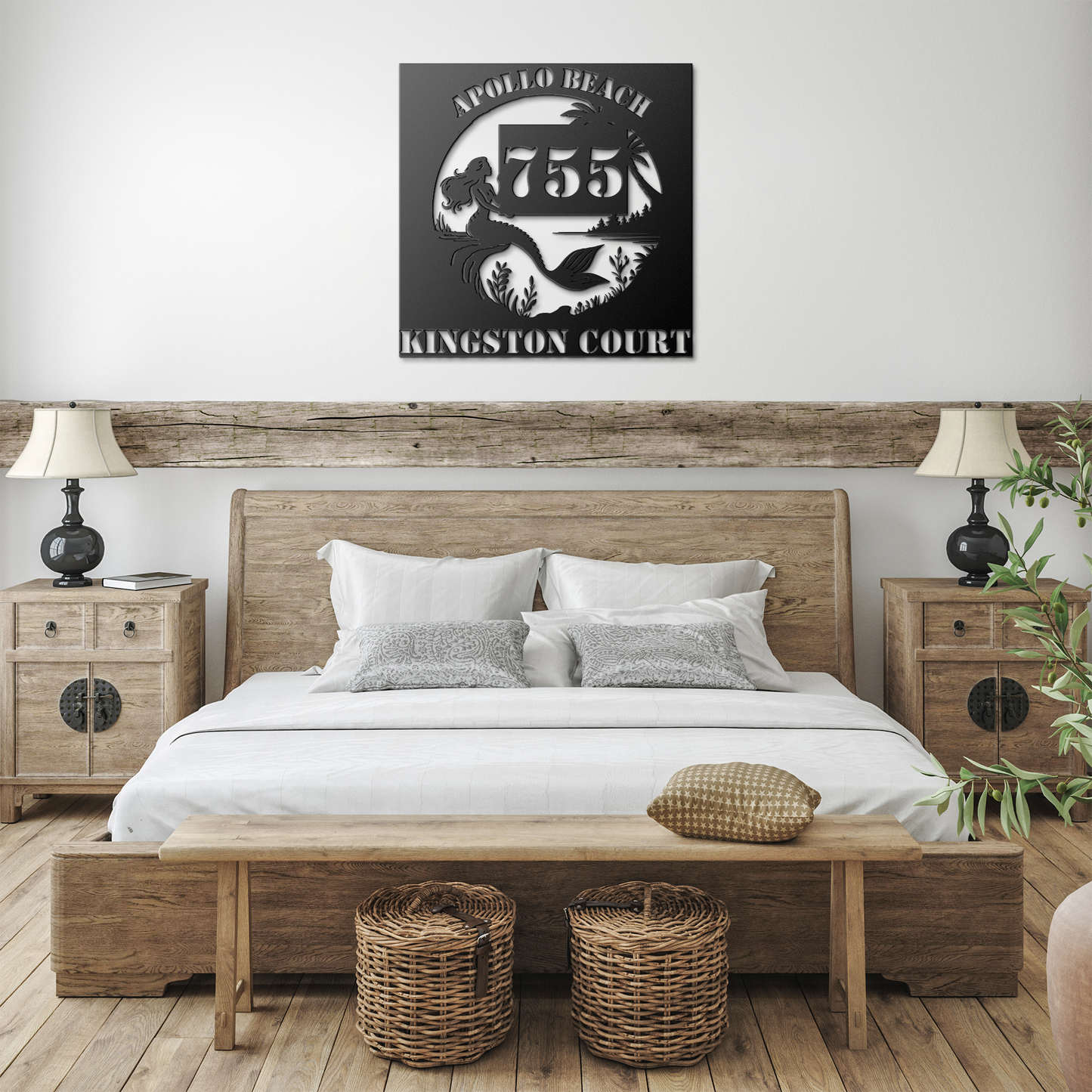 CUSTOM_mermaid_address_sign_Black_Farmhouse_Bedroom_Mockup.png