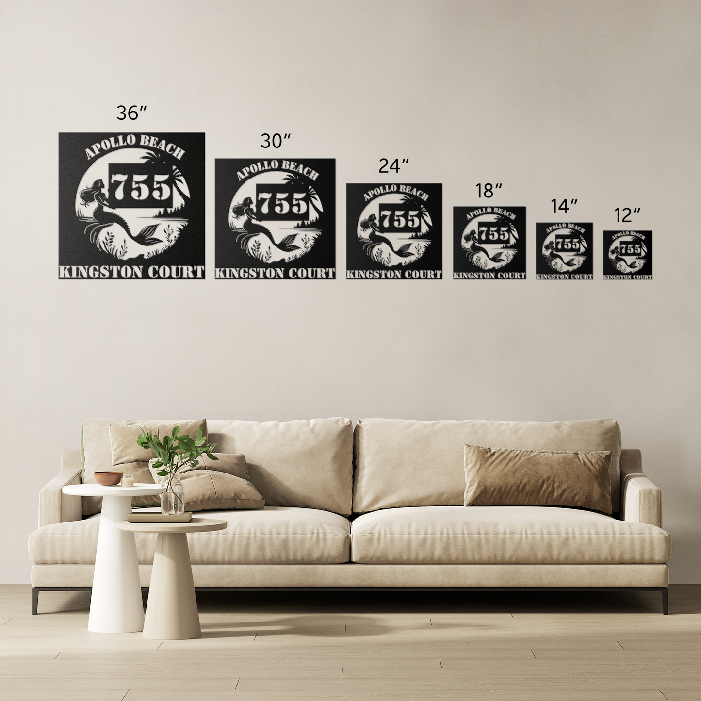 CUSTOM_mermaid_address_sign_Size_Options_Mockup.png