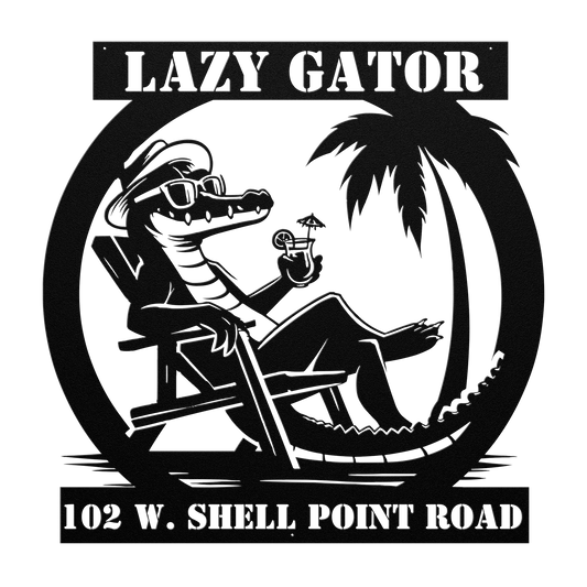 CUSTOM_Lazy_Gator_Address_Sign_Black_Transparent_Mockup.png