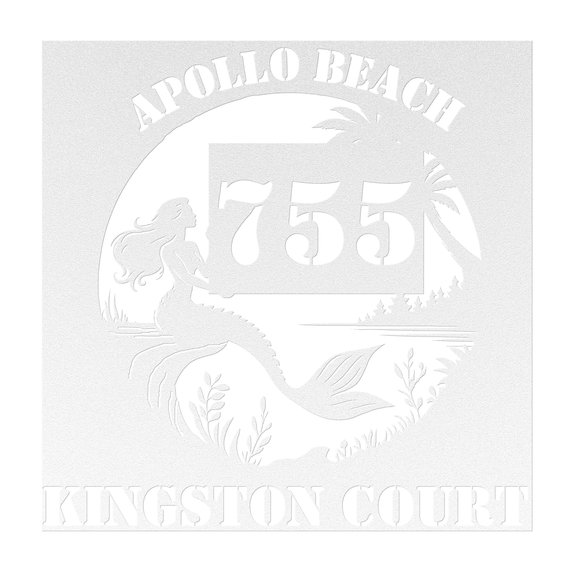 CUSTOM_mermaid_address_sign_White_Transparent_Mockup.png